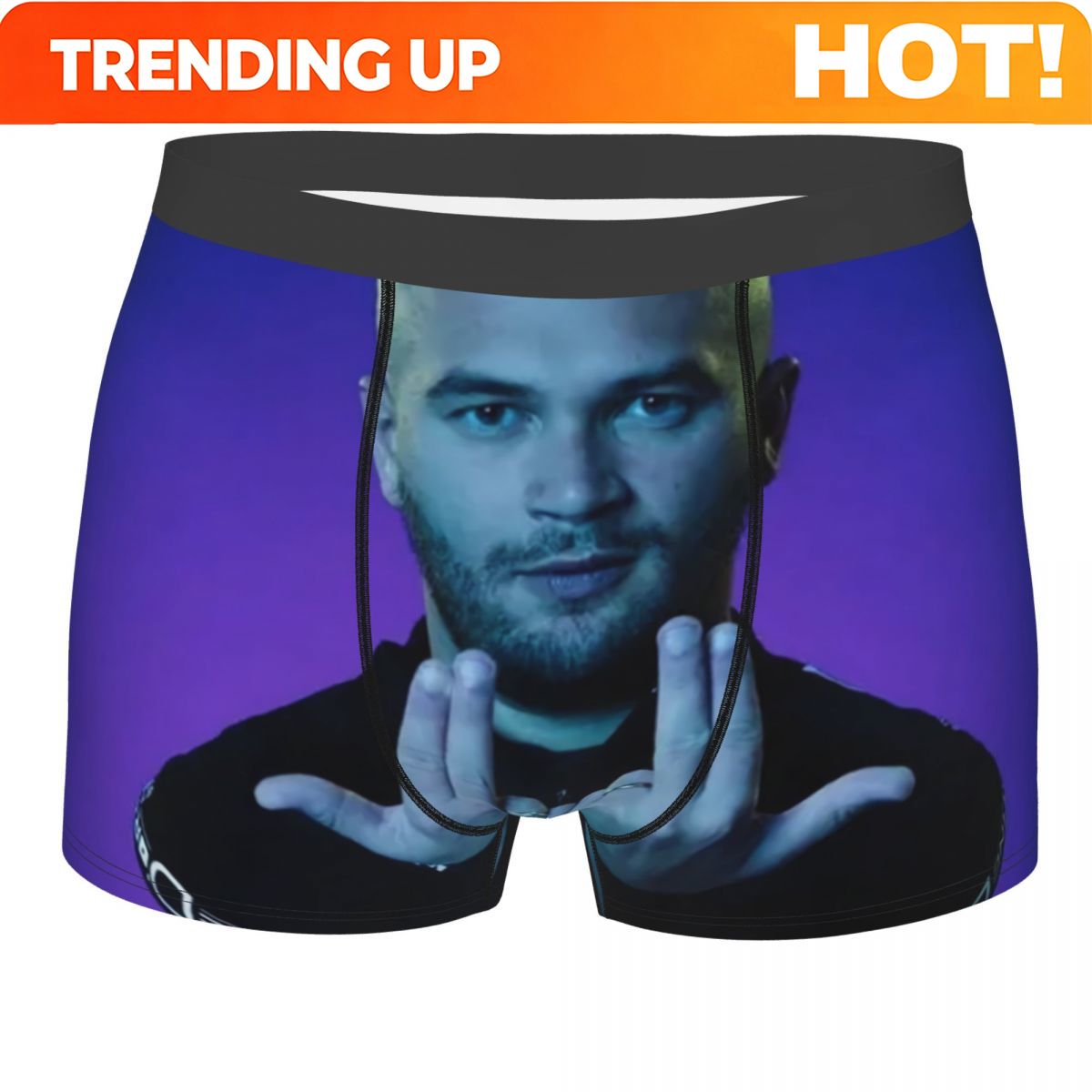 Boxer Shorts Modal - 맞춤형 참신한 프랑스 래퍼 줄 복서