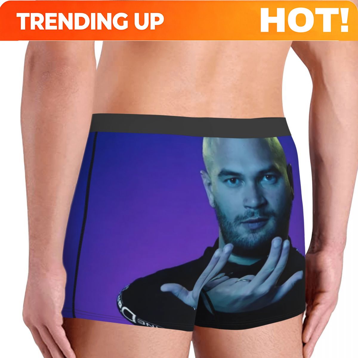 맞춤형 참신한 프랑스 래퍼 줄 복서 반바지 팬티 남성  - Boxer Shorts Modal 리뷰 및 가격